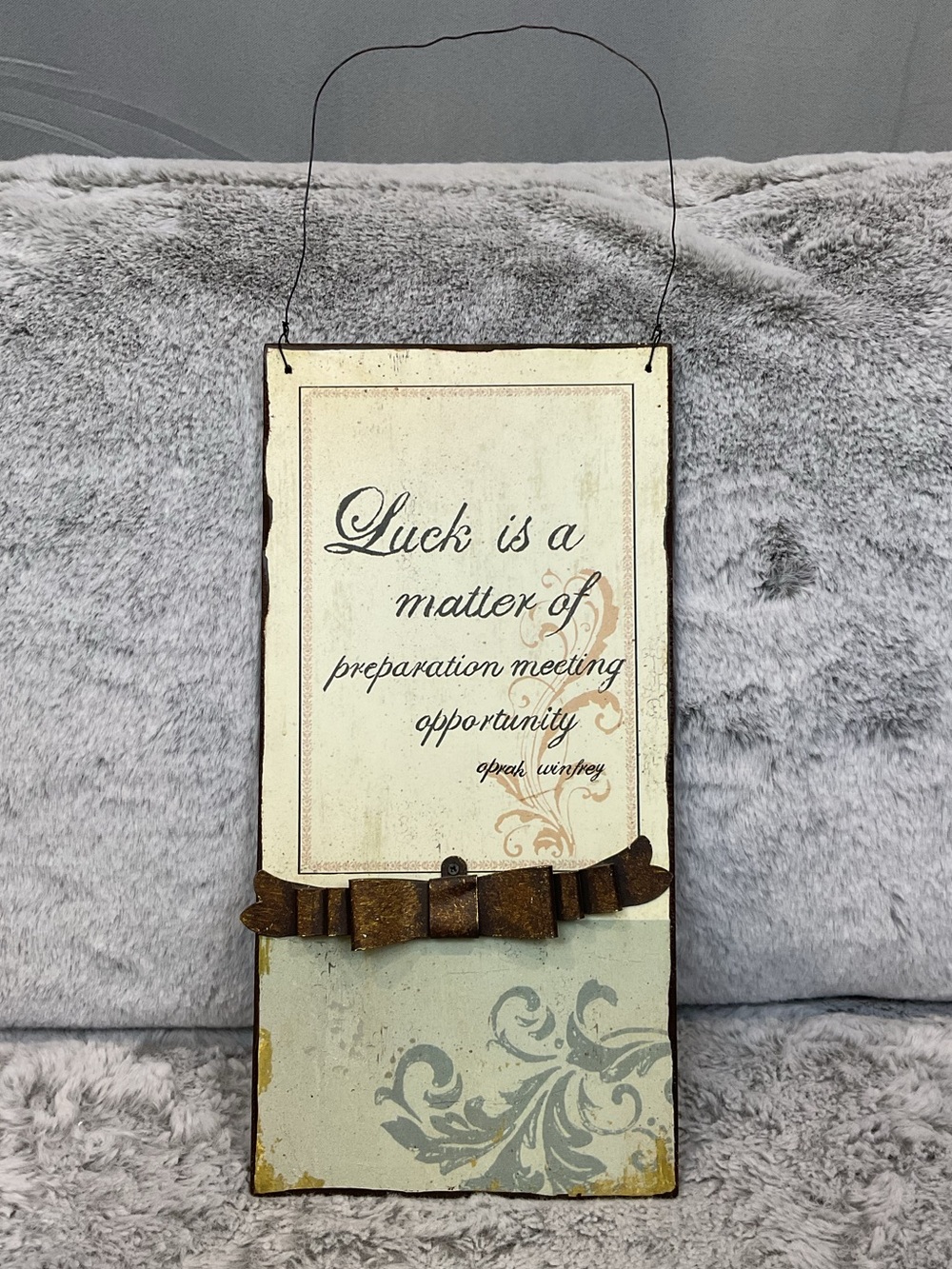 Oprah Quote Hanging Sign